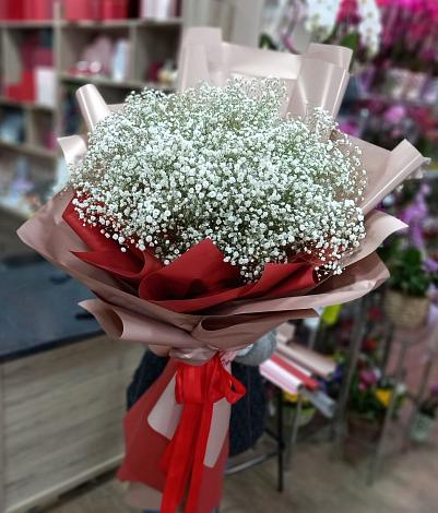 Букет цветов из: Гипсофила в Ноябрьск