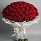 Букет 101 Красная роза Блэк Мэджик в Ноябрьск