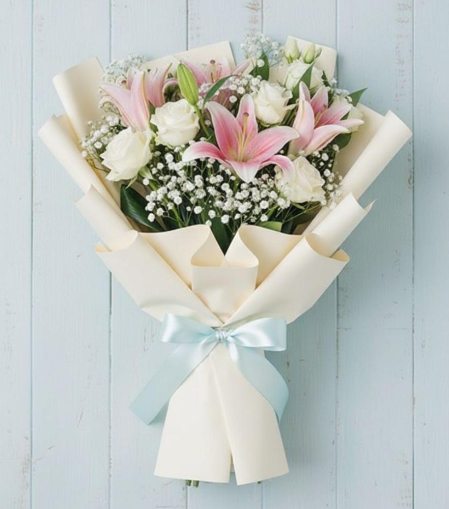 Букет Лилии в Ноябрьск Букет цветов из: Лилии в Ноябрьск