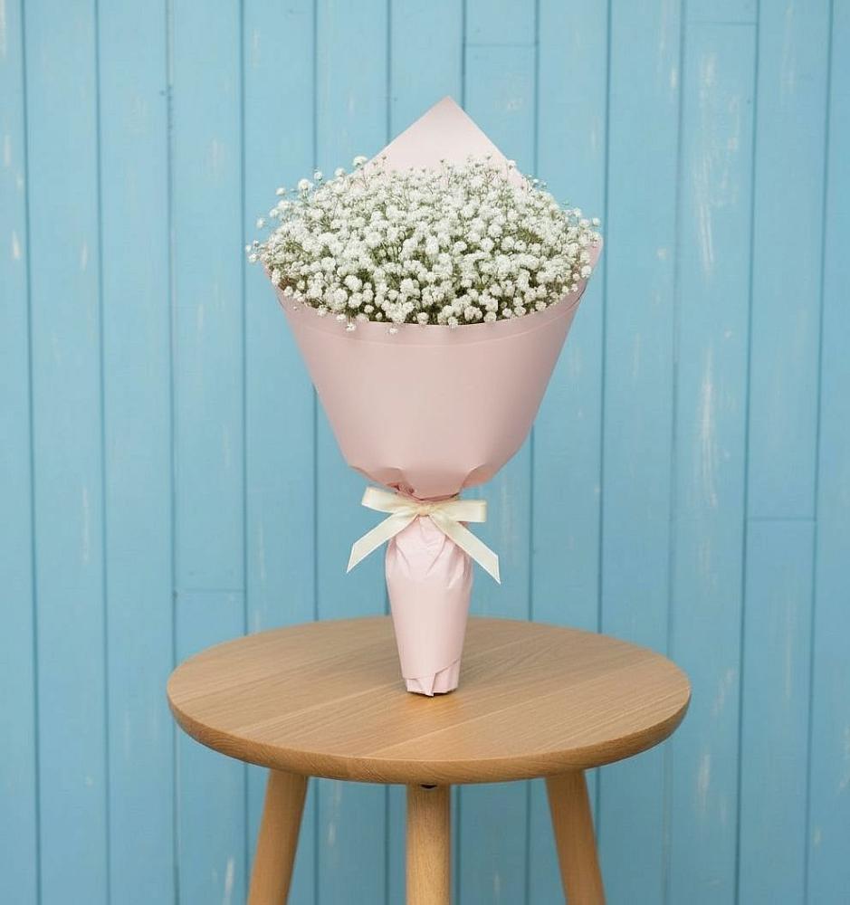 Букет Воздушное настроение в Ноябрьск Букет цветов из: Гипсофила в Ноябрьск