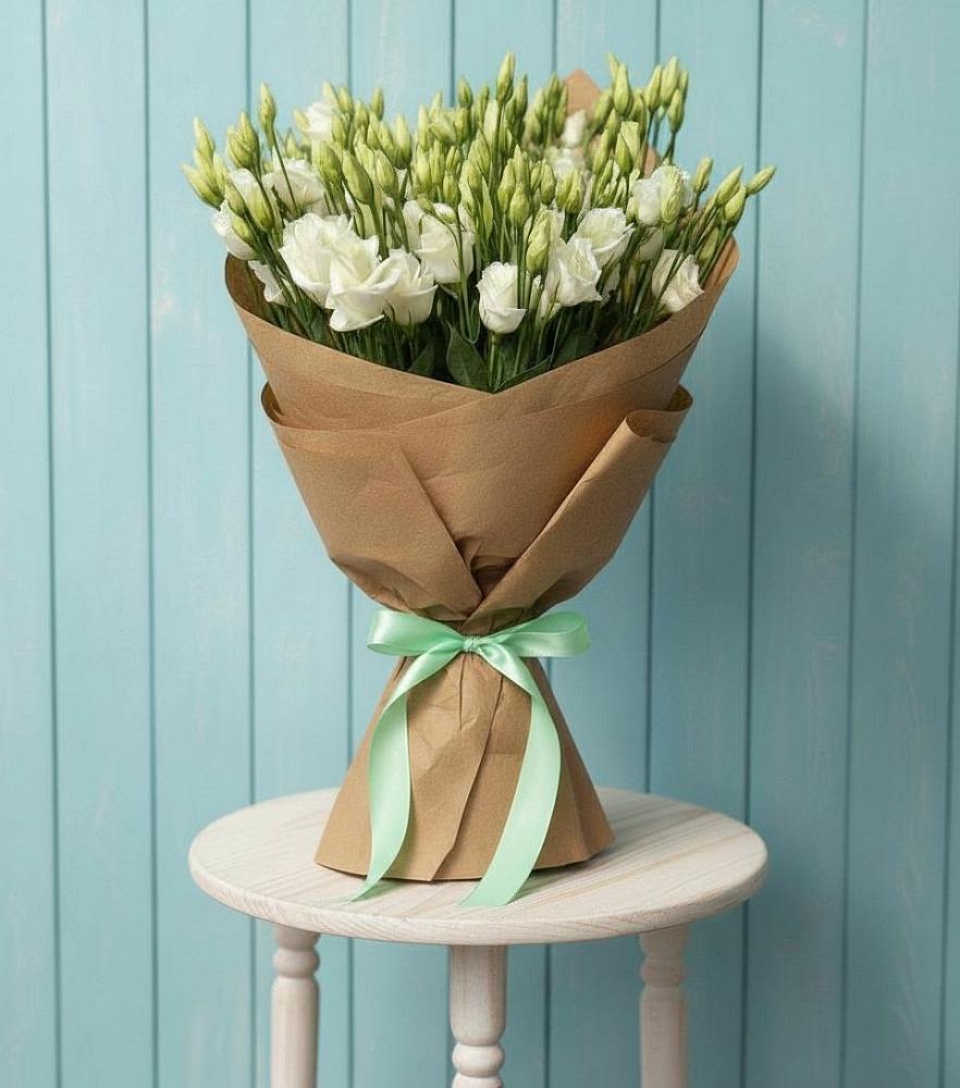 Букет Утренняя Свежесть в Ноябрьск Букет цветов из: Лизиантусы в Ноябрьск