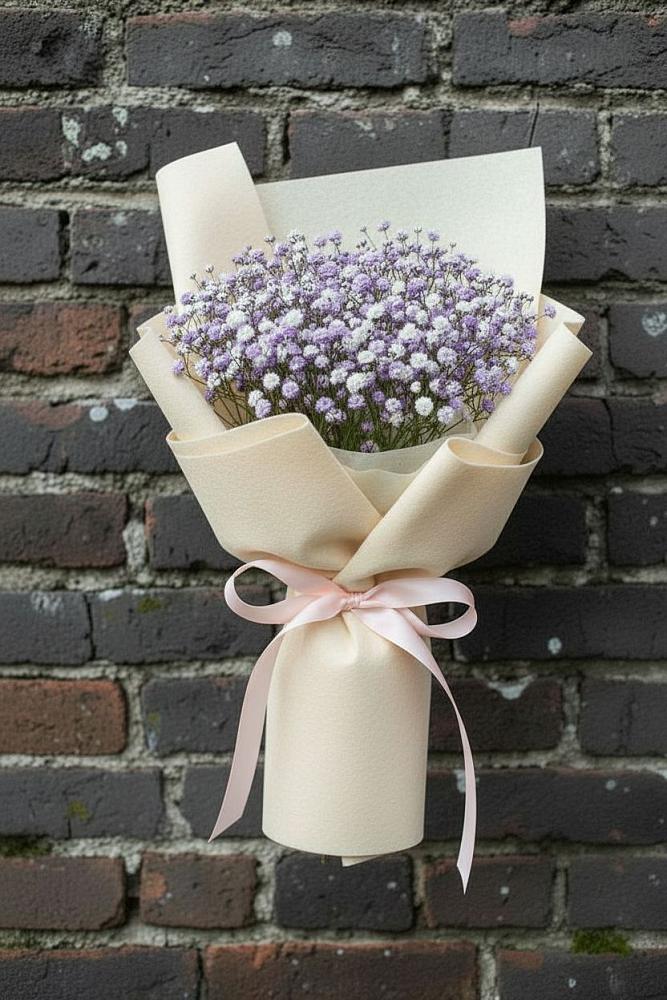 Букет Нежные чувства в Ноябрьск Букет цветов из: Гипсофила в Ноябрьск