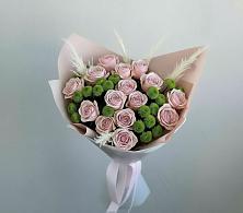 Букет цветов из:  Розы и Хризантемы в Ноябрьск