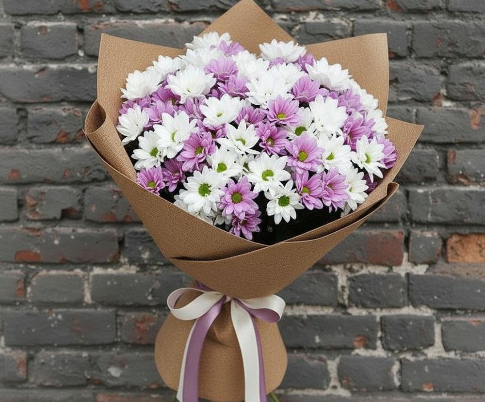 Букет цветов из: Хризантемы в Ноябрьск