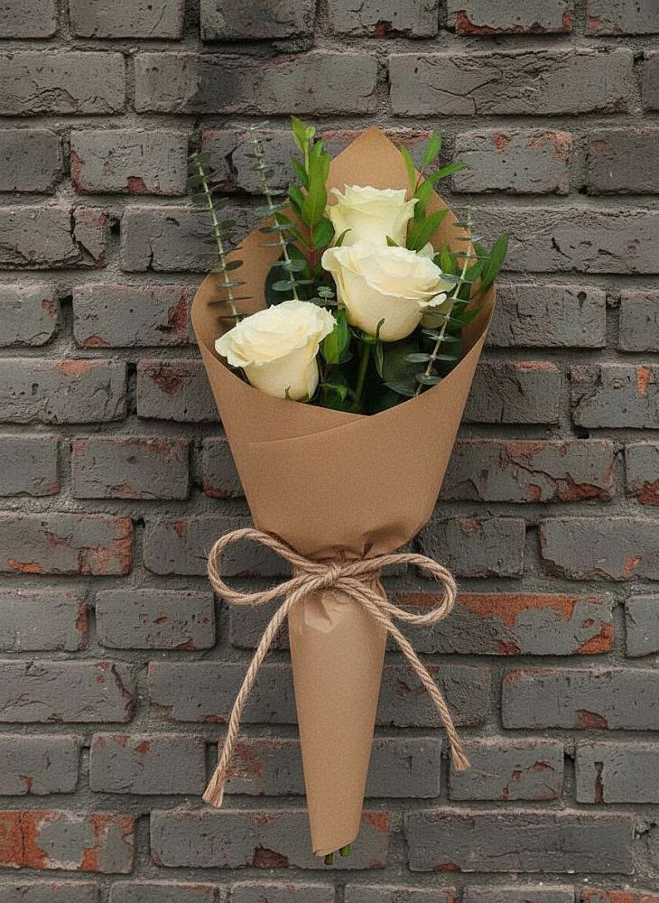 Букет из 3 роз в Ноябрьск Букет цветов из: Розы в Ноябрьск