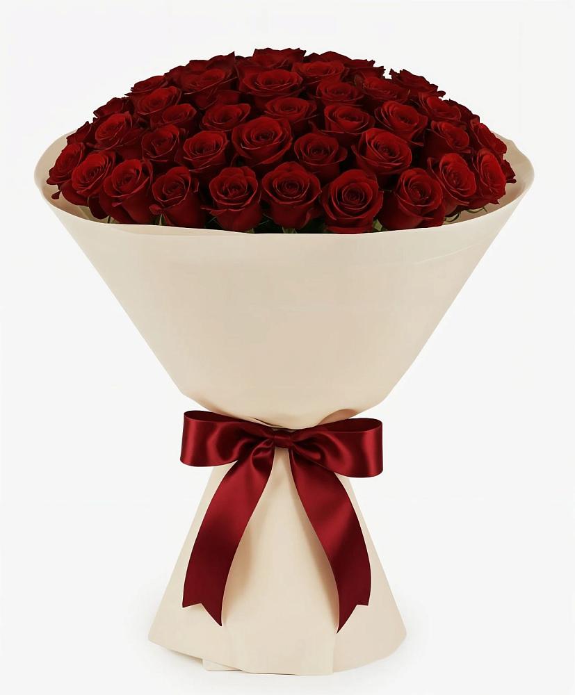 Букет 101 Бордовая роза Блэк Бакарра в Ноябрьск