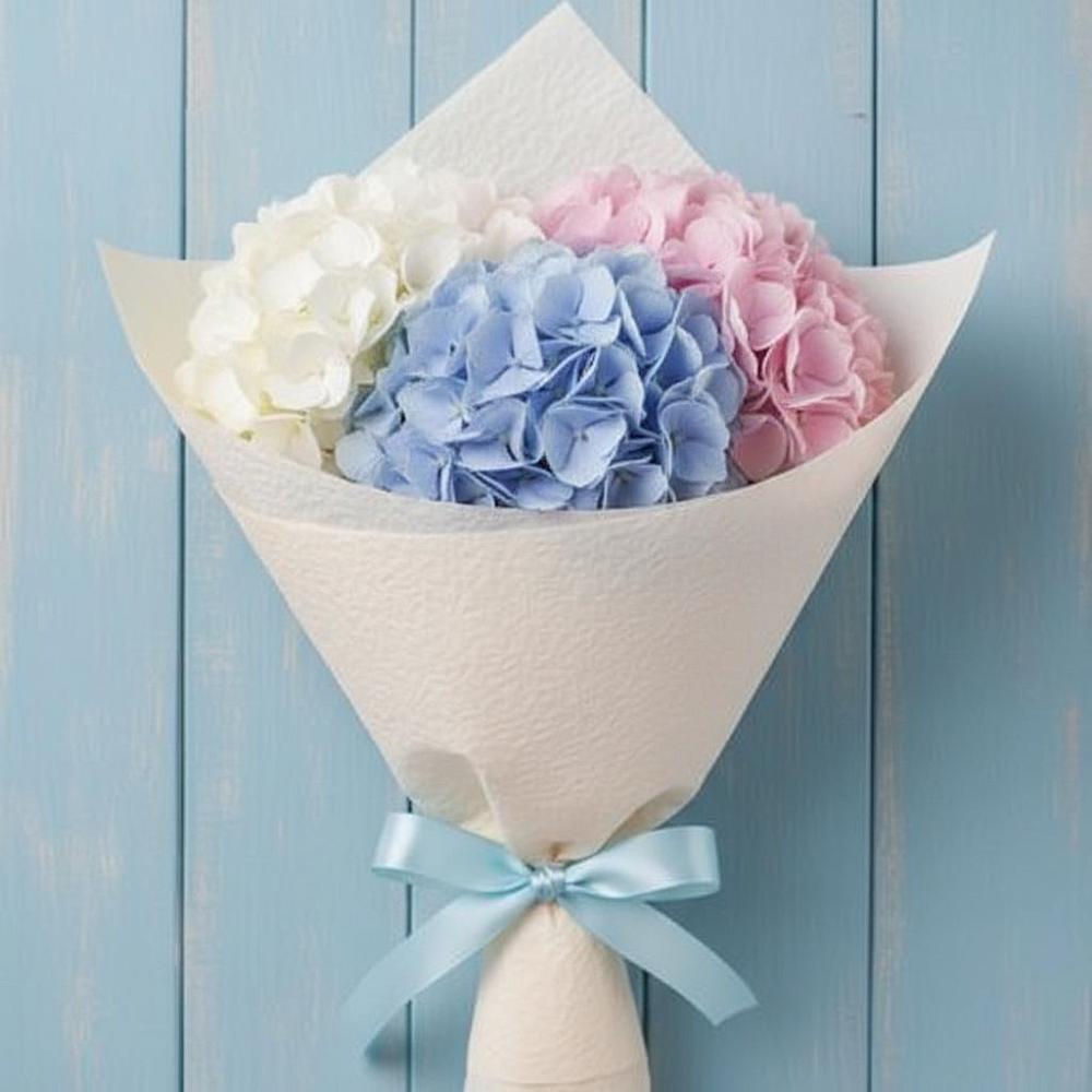 Букет Нежная гортензия в Ноябрьск Букет цветов из: Гортензия в Ноябрьск