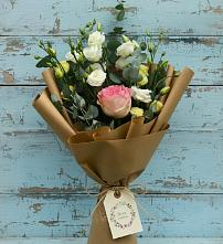 Букет цветов из:  Розы и Лизиантусы #REPLACE_PRED# Ноябрьск