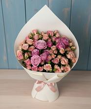 Букет Нежная розовость в Ноябрьск Букет цветов из:  Розы в Ноябрьск
